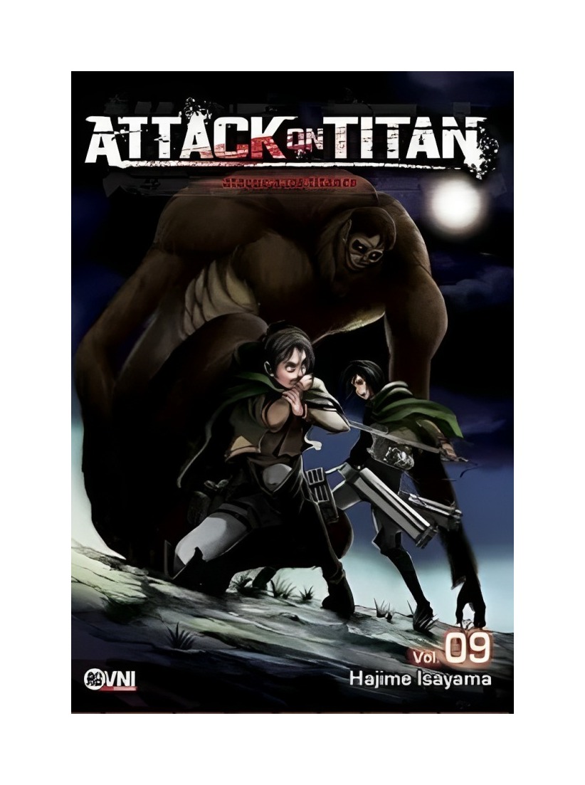 MANGA ATTACK ON TITAN - VOLUMEN 09 - HAJIME ISAYAMA - OVNI PRESS - 1
