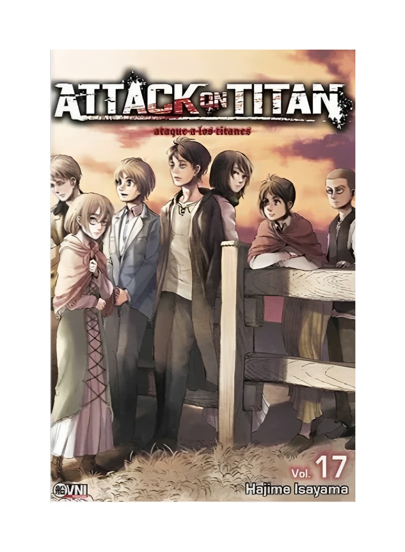 MANGA ATTACK ON TITAN - VOLUMEN 17 - HAJIME ISAYAMA - OVNI PRESS - 1