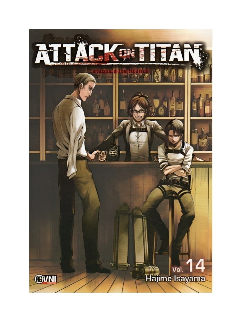 MANGA ATTACK ON TITAN - VOLUMEN 14 - HAJIME ISAYAMA - OVNI PRESS - 1