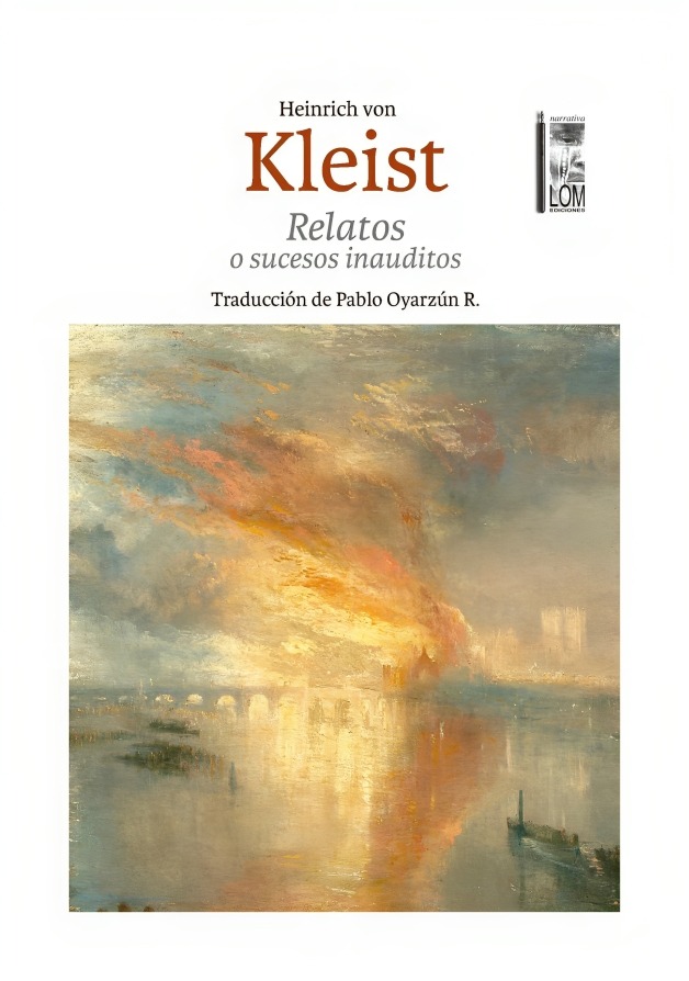 LIBRO RELATOS O SUCESOS INAUDITOS HEINRICH VON KLEIST LOM - 1