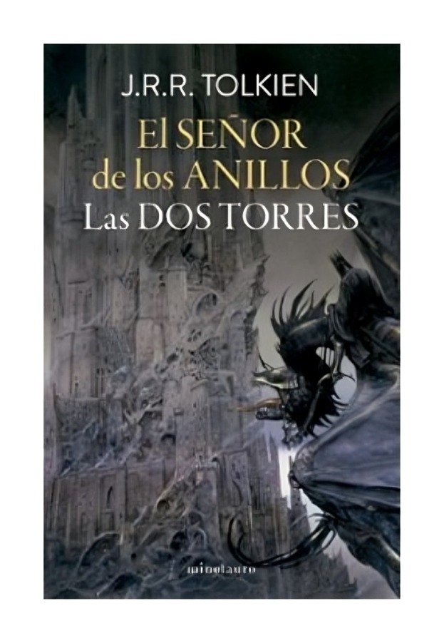 LIBRO EL SENOR DE LOS ANILLOS LAS DOS TORRES J.R.R TOLKIEN MINOTAURO - 1