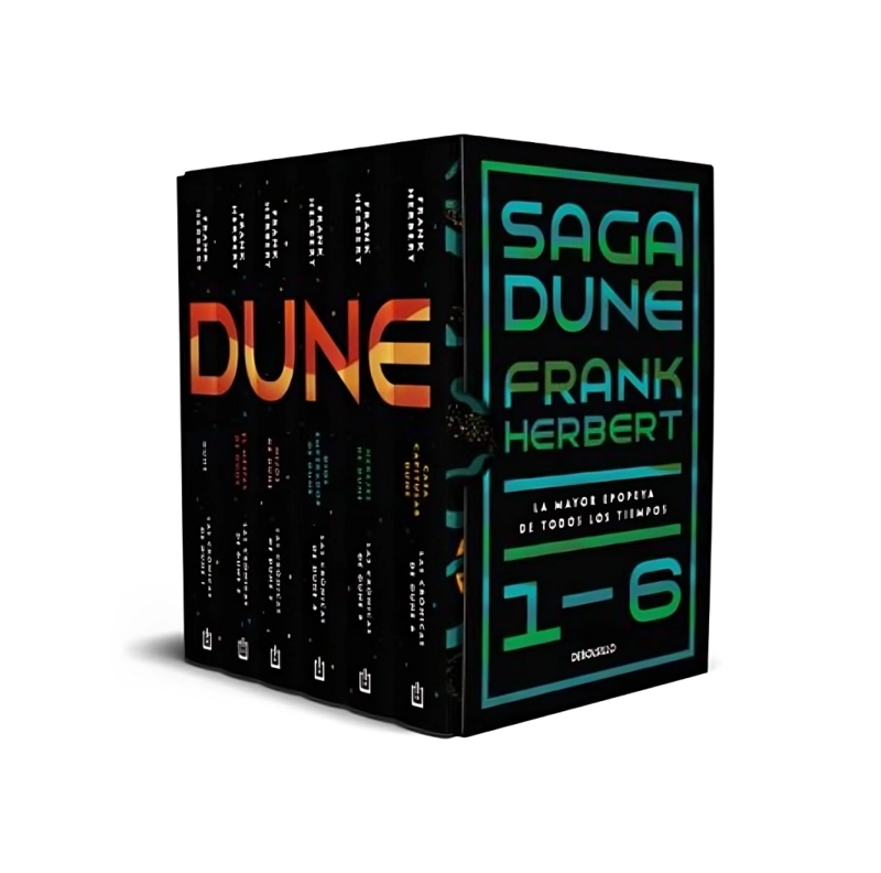 LIBRO ESTUCHE SAGA DUNE 1-6 COMPLETA / FRANK HERBERT / DEBOLSLLO - 1