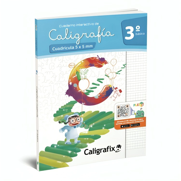 TEXTO CALIGRAFIA EN CUADRICULA 3º BASICO- INTERACTIVO - EDITORIAL CALIGRAFIX - 1
