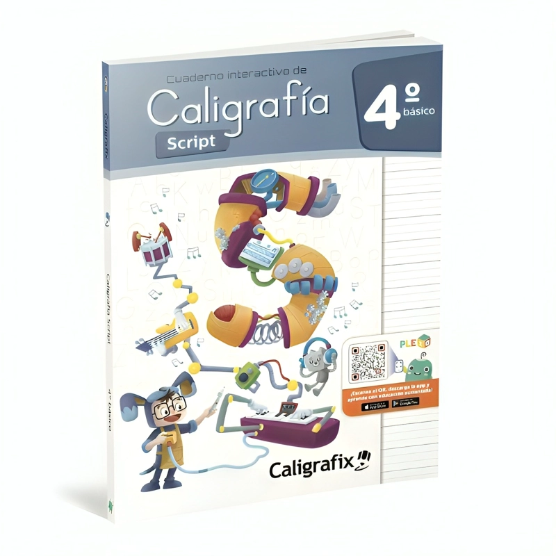 TEXTO CALIGRAFIA SCRIPT 4º BASICO - INTERACTIVO / EDITORIAL CALIGRAFIX / - 1