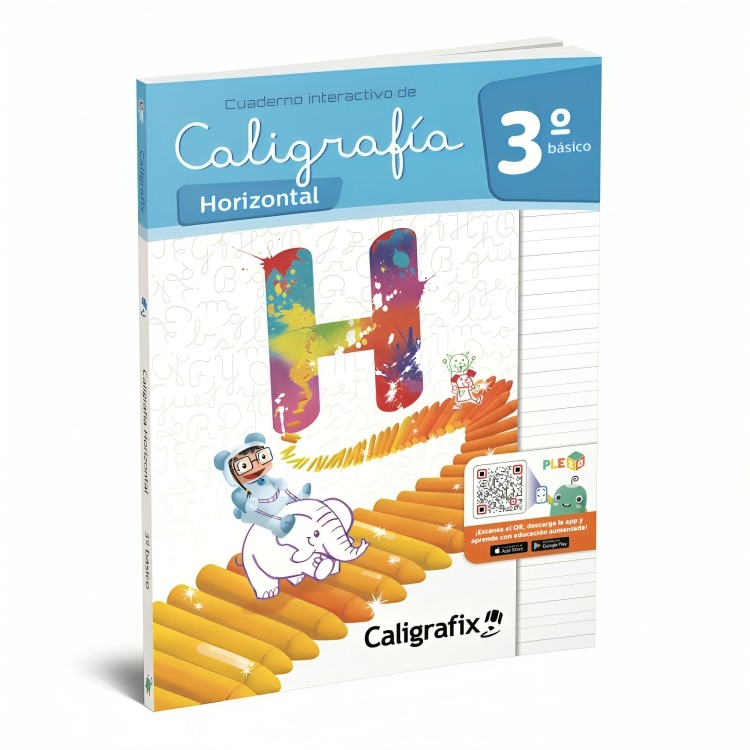 TEXTO CALIGRAFIA HORIZONTAL 3º BASICO- INTERACTIVO / EDITORIAL CALIGRAFIX / - 1