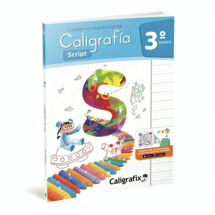 TEXTO CALIGRAFIA SCRIPT 3º BASICO- INTERACTIVO / EDITORIAL CALIGRAFIX / - 1