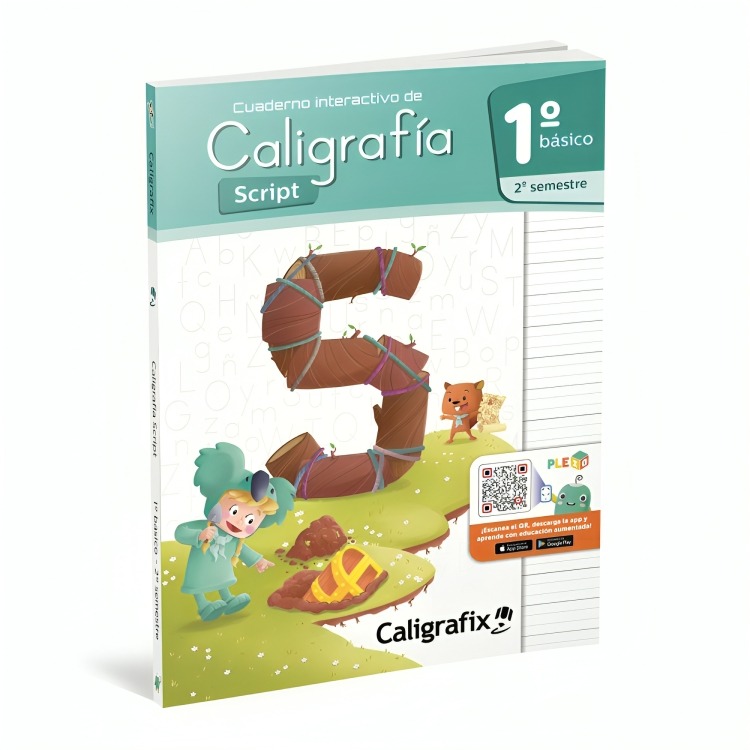 TEXTO CALIGRAFIA SCRIPT 1° BASICO 2DO SEMESTRE - INTERACTIVO / VARIOS AUTORES / - 1