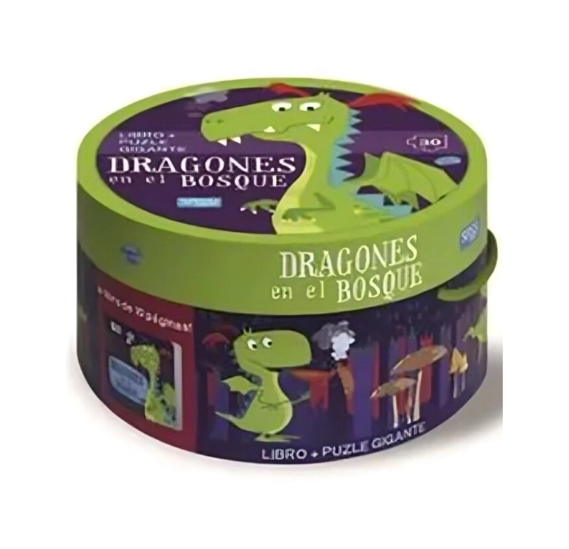 LIBRO DRAGONES EN EL BOSQUE - MATTEO GAULE / SASSI - 1