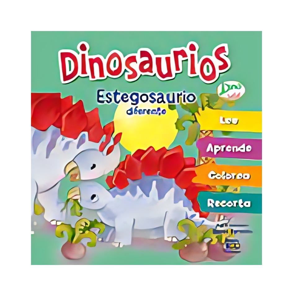 LIBRO ESTEGOSAURIO DIFERENTE -DINO BEBE- LIBROS DE RENZO BARSOTTI / EDIMAT - 1