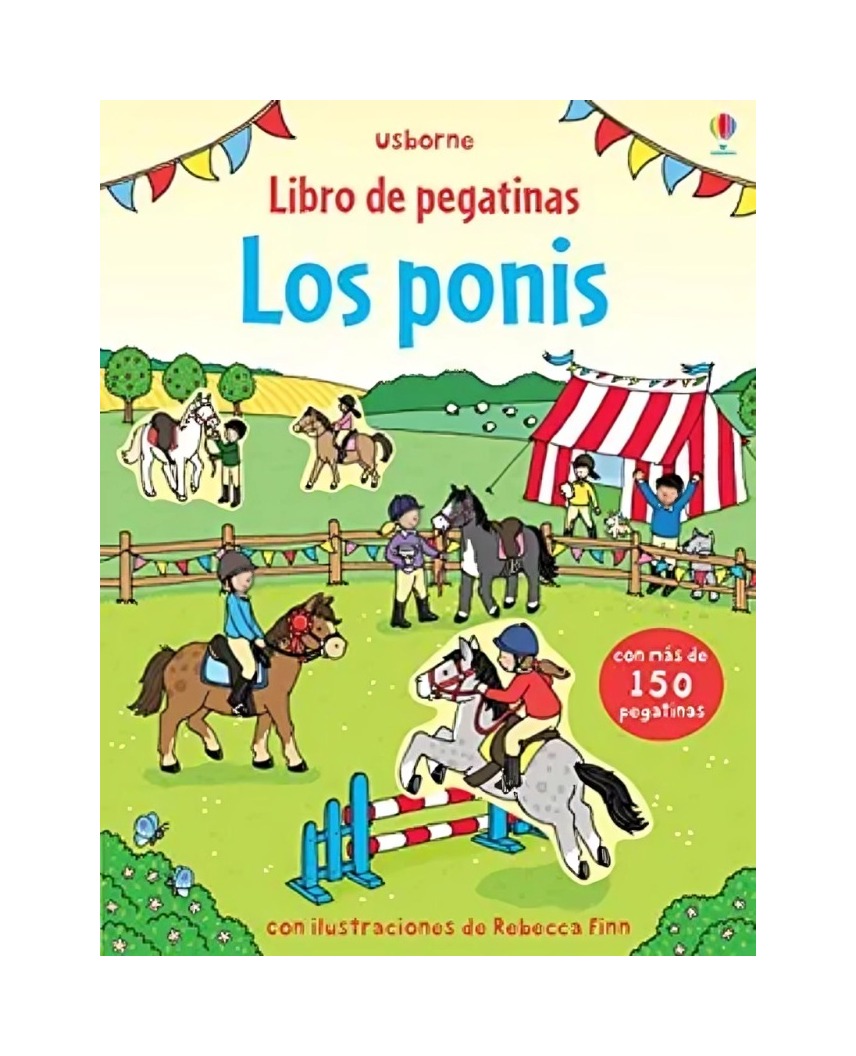 LIBRO LOS PONIS - DE PEGATINAS - FIONA PATCHETT / USBORNE PUBLISHING - 1
