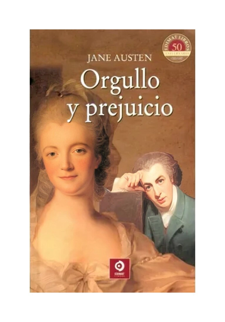LIBRO ORGULLO Y PREJUICIO JANE AUSTEN EDIMAT