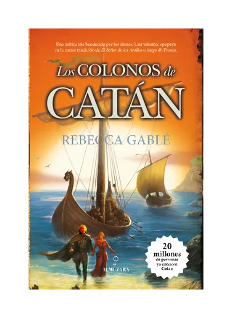 LIBRO LOS COLONOS DE CATÁN - REBECCA GABLE / ALMUZARA - 1