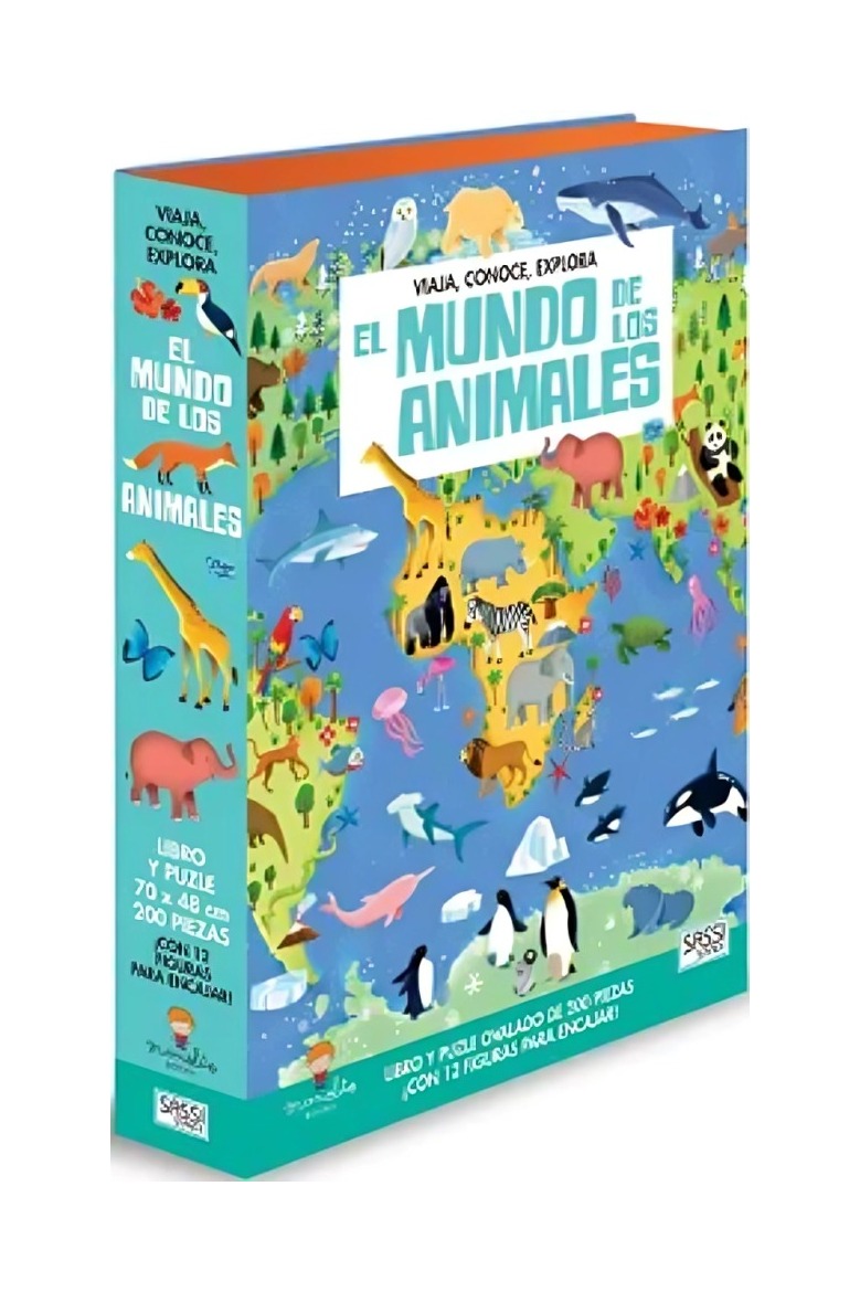 LIBRO EL MUNDO DE LOS ANIMALES - M. GAULE, I. TREVISAN, E. TOMÈ, V. BONAGURO - 1
