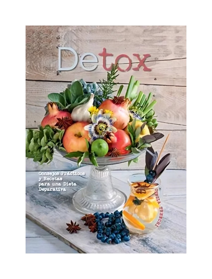 LIBRO DETOX, DIETA DEPURATIVA - CINZIA TRENCHI / EDICIONES LU - 1