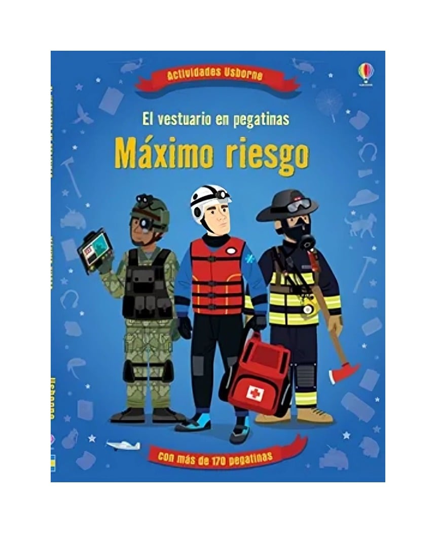 LIBRO MAXIMO RIESGO, EL VESTUARIO EN PEGATINAS - LISA JANE GILLESPIE / USBORNE PUBLISHING - 1