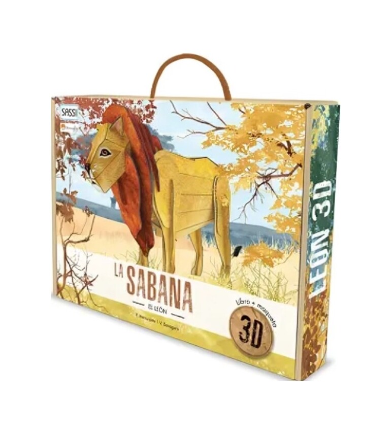 LIBRO LA SABANA LEON - 3D - V. MANUZZATO V. BONAGURO / SASSI - 1