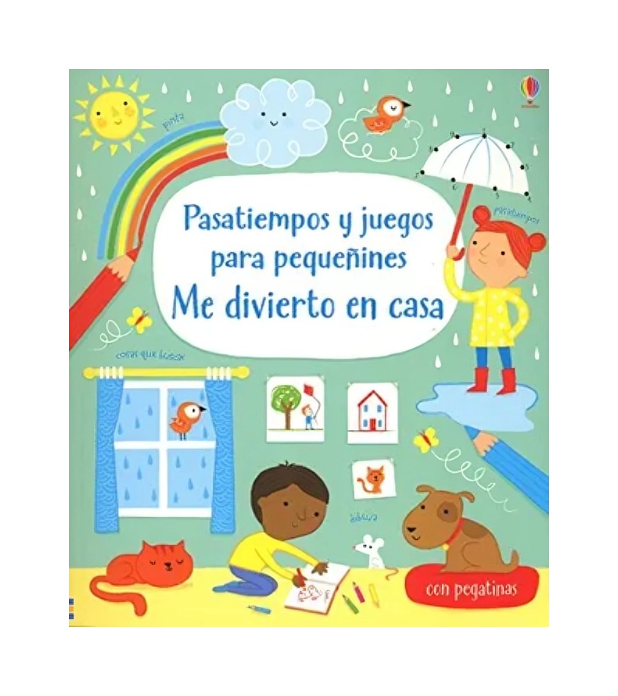 LIBRO ME DIVIERTO EN CASA - PASATIEMPOS Y JUEGOS - FIONA WATT / USBORNE PUBLISH - 1