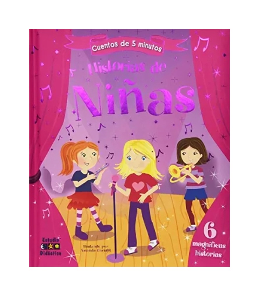 LIBRO HISTORIAS DE NIÑAS -HISTORIAS DE 5 MINUTOS- EQUIPO EDITORIAL / EDIMAT - 1