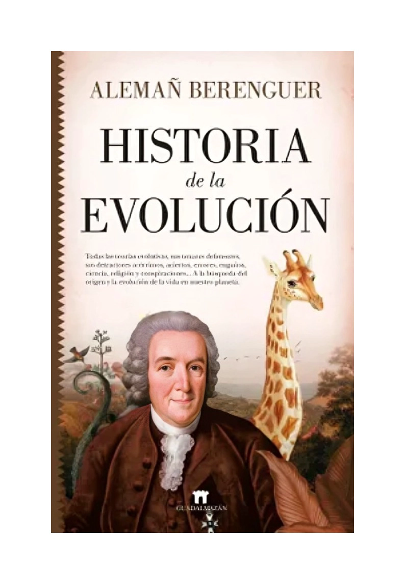 LIBRO HISTORIA DE LA EVOLUCION / ALEMAÑ BERENGUER / GUADALMAZAN - 1