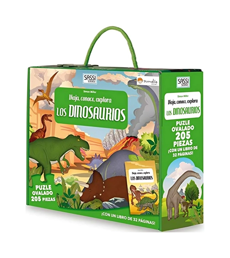 LIBRO VIAJA CONOCE, EXLORA LOS DINOSAURIOS - VV.AA / MANOLITO BOOKS - 1