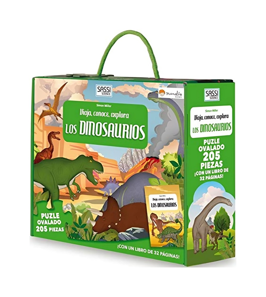 LIBRO VIAJA CONOCE, EXLORA LOS DINOSAURIOS - VV.AA / MANOLITO BOOKS - 1