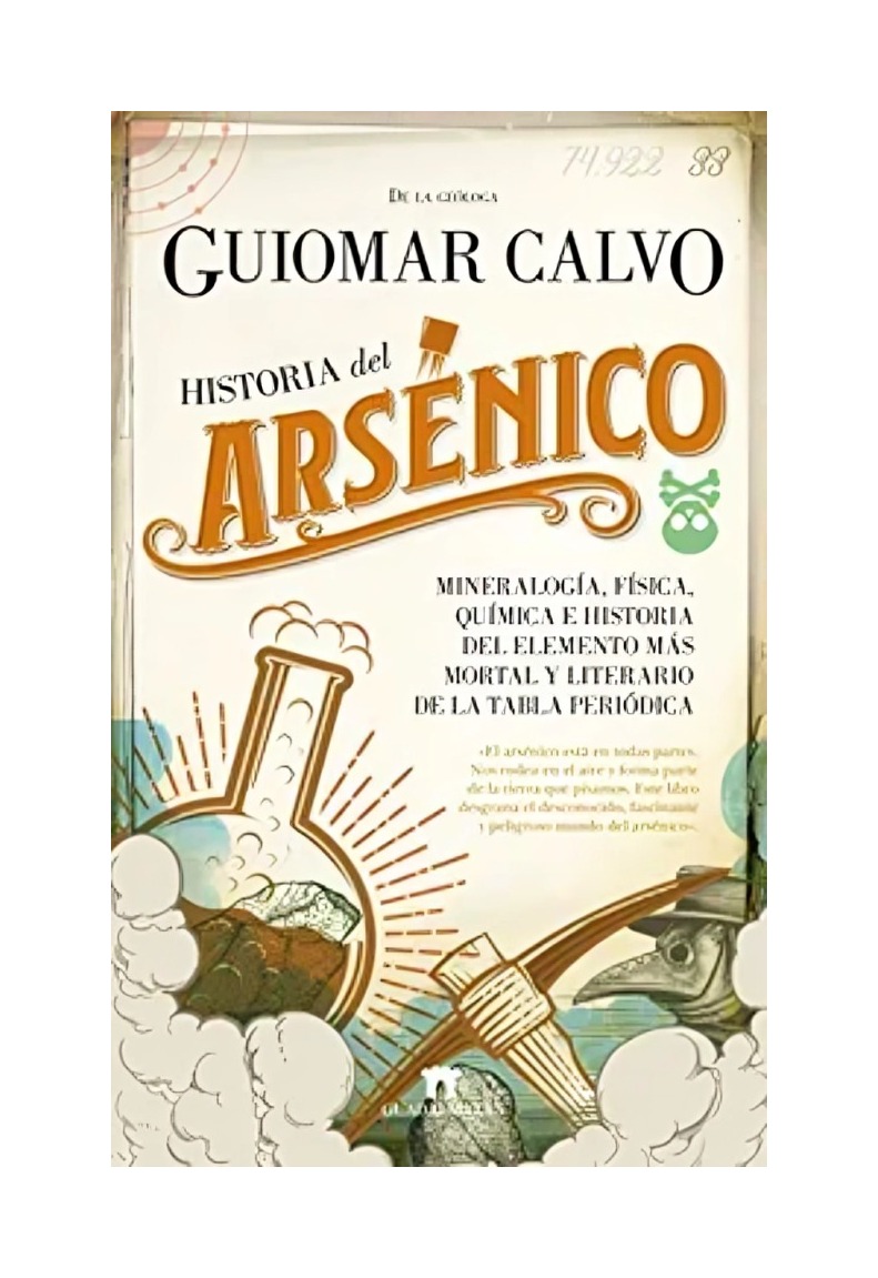 LIBRO HISTORIA DEL ARSÉNICO - GUIOMAR CALVO SEVILLANO / GUADALMAZAN - 1