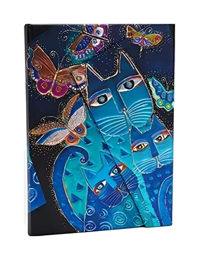 LIBRO TOP10BOOKS LIBRETA FANTASTIC FELINES PAPERBLANKS / LAUREL BURCH / PAPERBLANK BOOK CO - 1