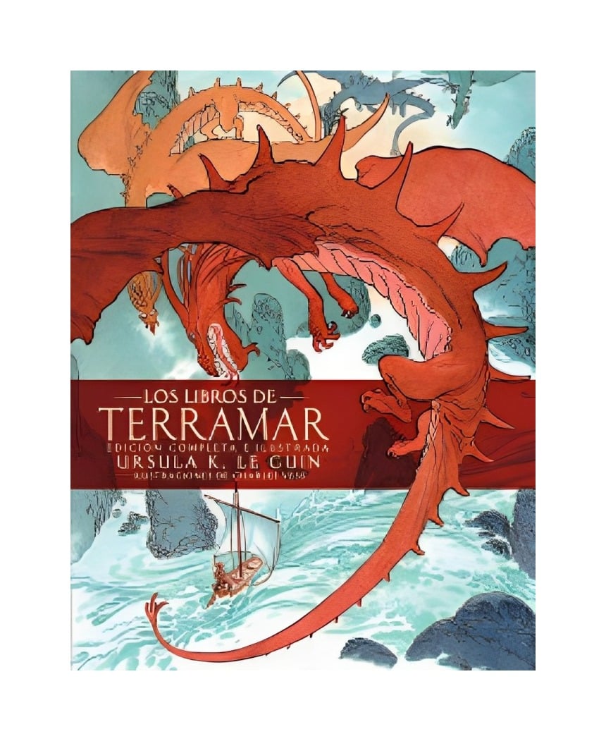 LIBRO LOS LIBROS DE TERRAMAR. EDICION COMPLETA ILUSTRADA / URSULA K. LE GUIN / - 1