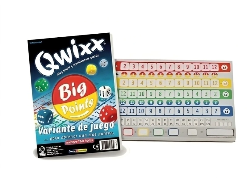 JUEGO MESA TOP10BOOKS QWIXX: BIG POINTS - 2