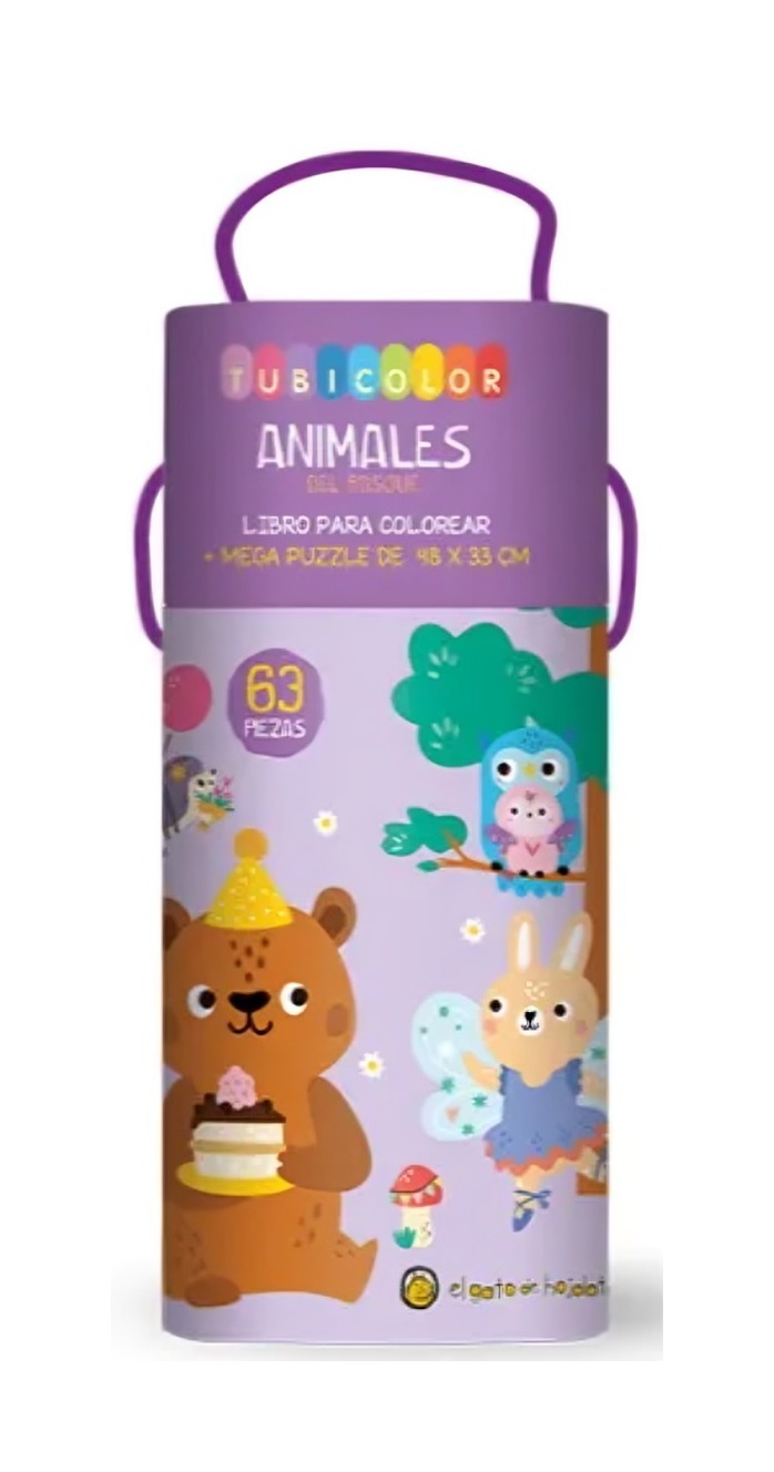 LIBRO TUBICOLOR - ANIMALES DEL BOSQUE PA - EL GATO DE HOJALATA - 1