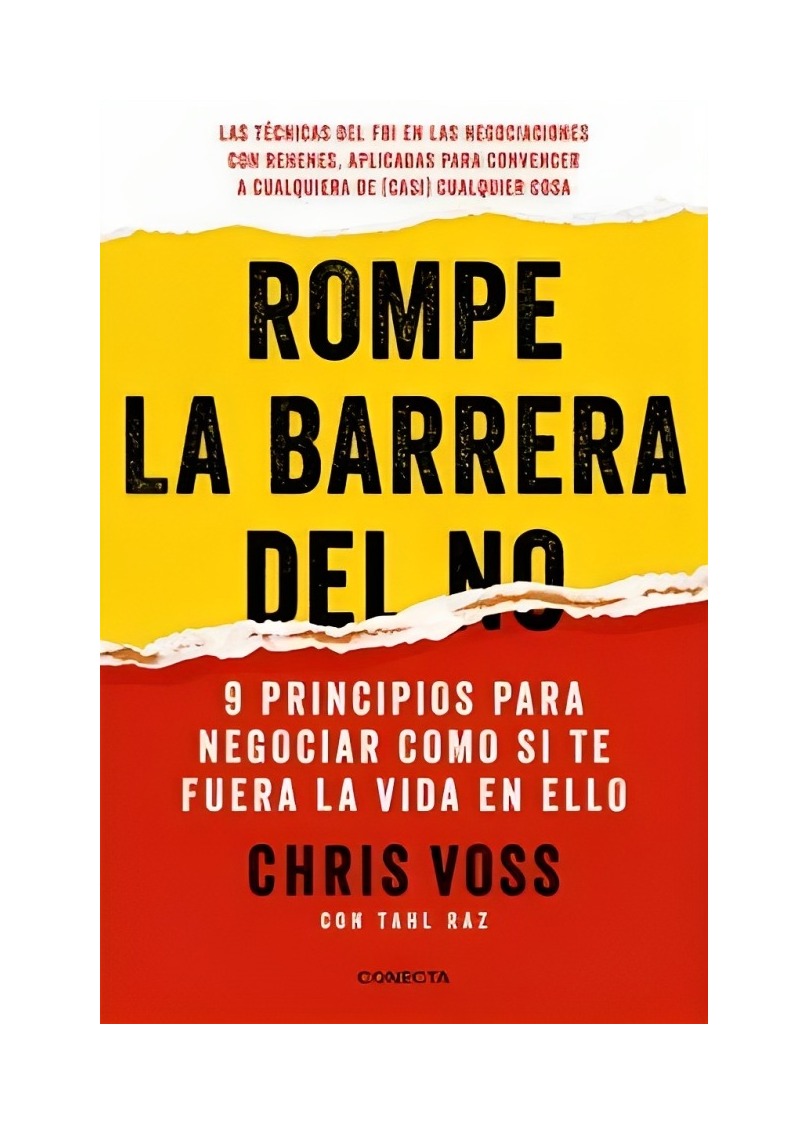 LIBRO ROMPE LA BARRERA DEL NO / CHRIS VOSS / CONECTA - 1