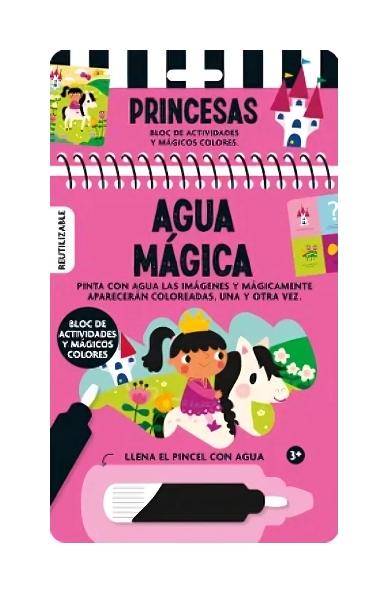 LIBRO AGUA MÁGICA - PRINCESAS - EL GATO DE HOJALATA - 1