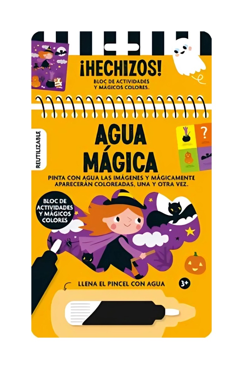 LIBRO AGUA MÁGICA - HECHIZOS - EL GATO DE HOJALATA - 1