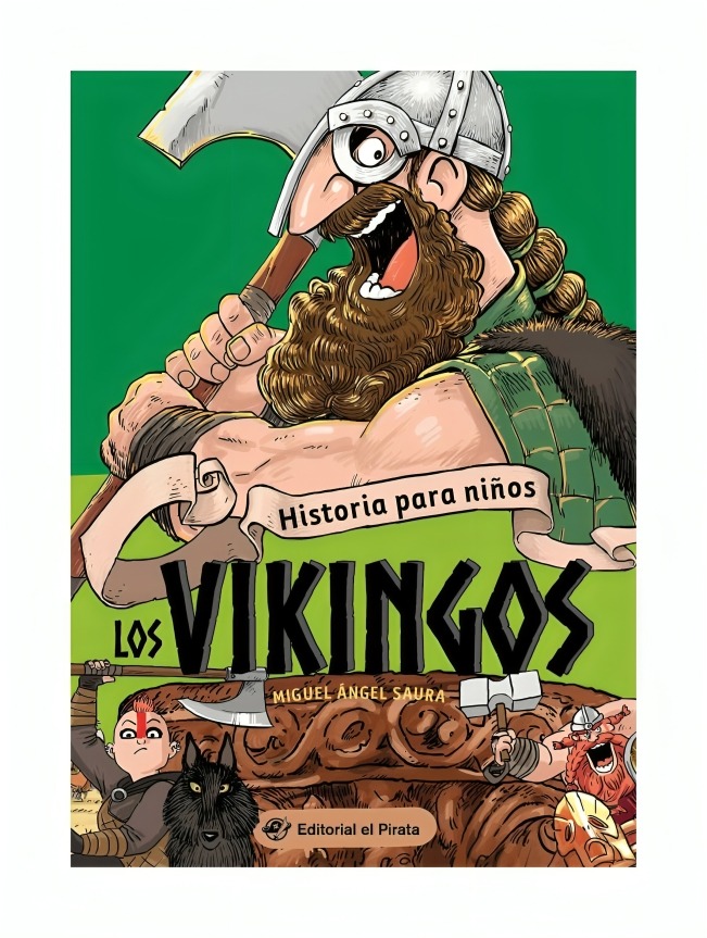 LIBRO LOS VIKINGOS, HISTORIAS PARA NIÑOS - MIGUEL ANGEL SAURA - 1