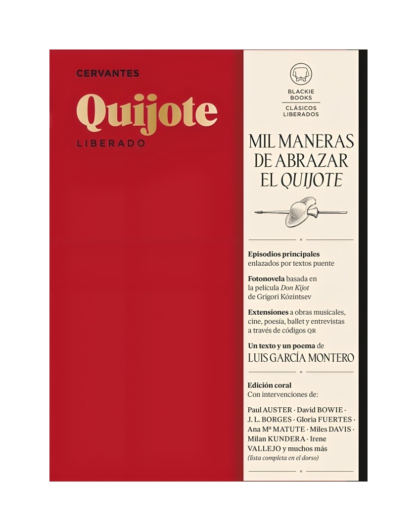 LIBRO QUIJOTE LIBERADO MIGUEL DE CERVANTES BLACKIE BOOKS - 1