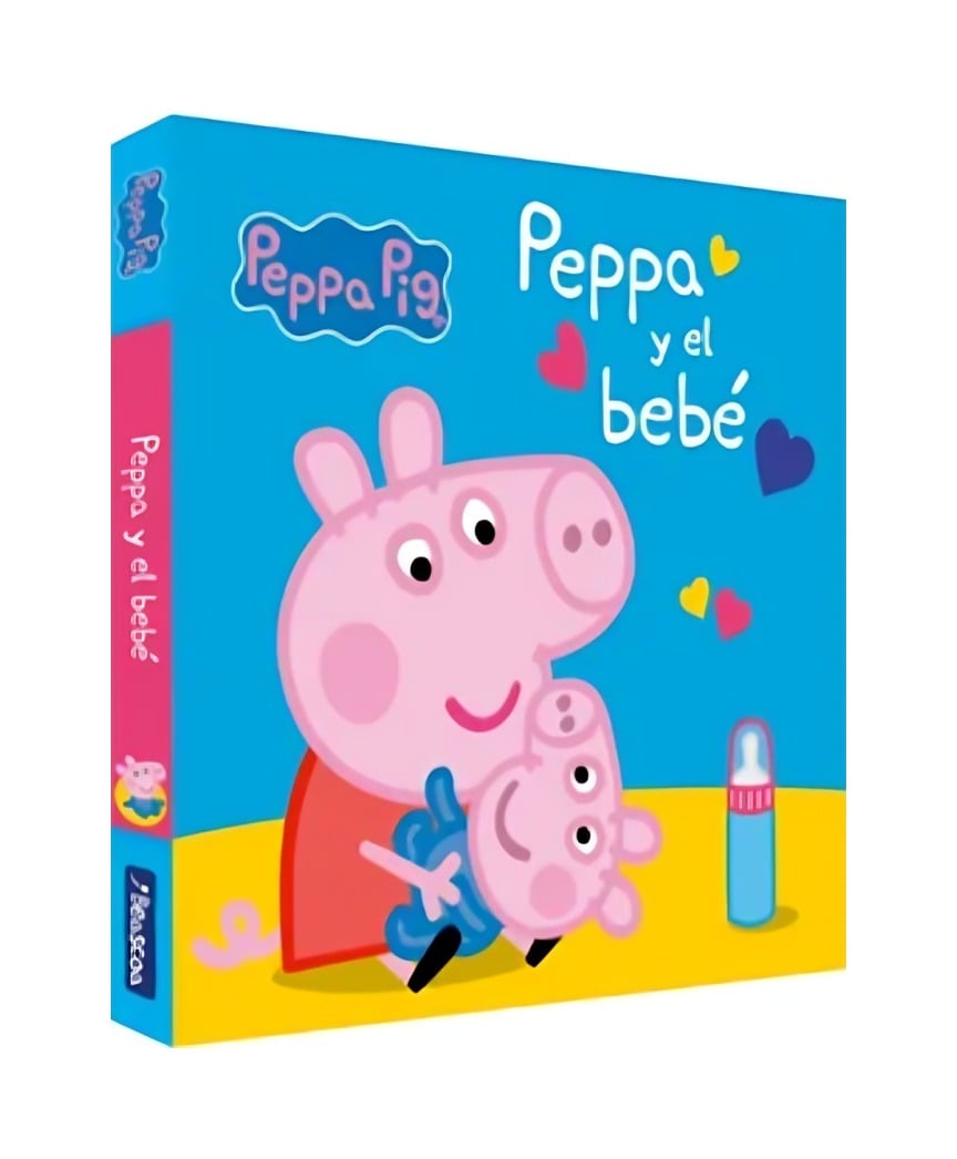 LIBRO PEPPA PIG CARTON - PEPPA PIG Y EL BEBE - E HASBRO / BEASCOA - 1