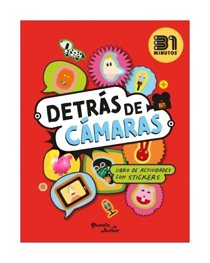 LIBRO DETRÁS DE CÁMARAS. DE ACTIVIDADES CON STICKERS - 31 MINUTOS - 1