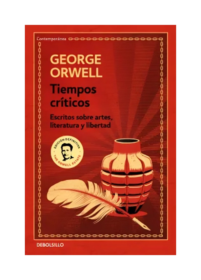 LIBRO TIEMPOS CRÍTICOS DEBOLSLLO GEORGE ORWELL - 1