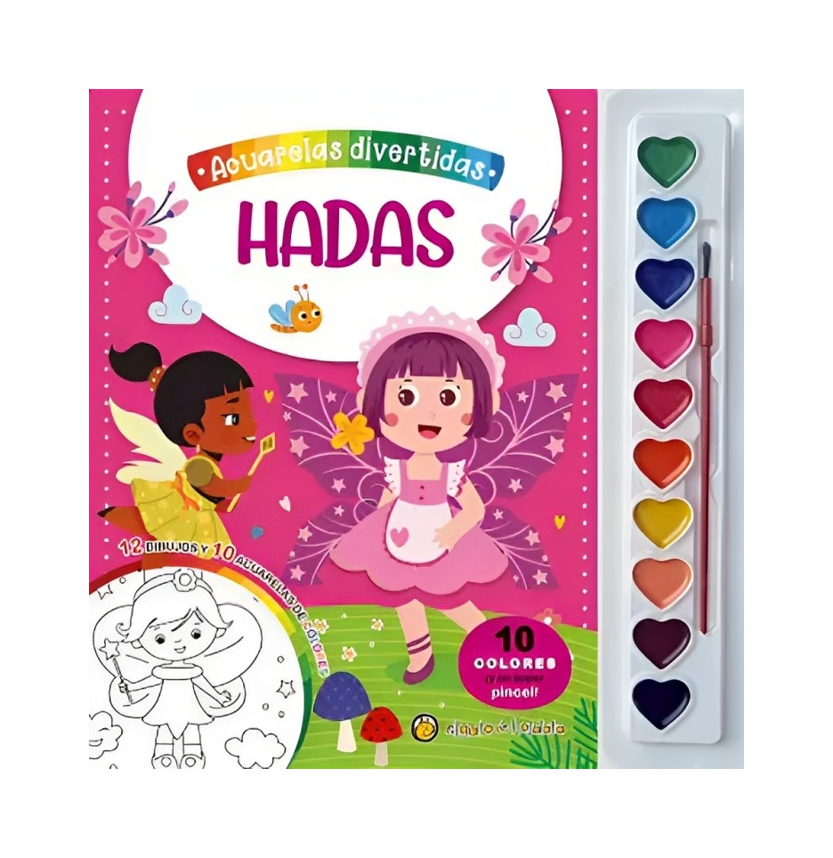 LIBRO HADAS - ACUARELAS / EL GATO DE HOJALATA / - 1