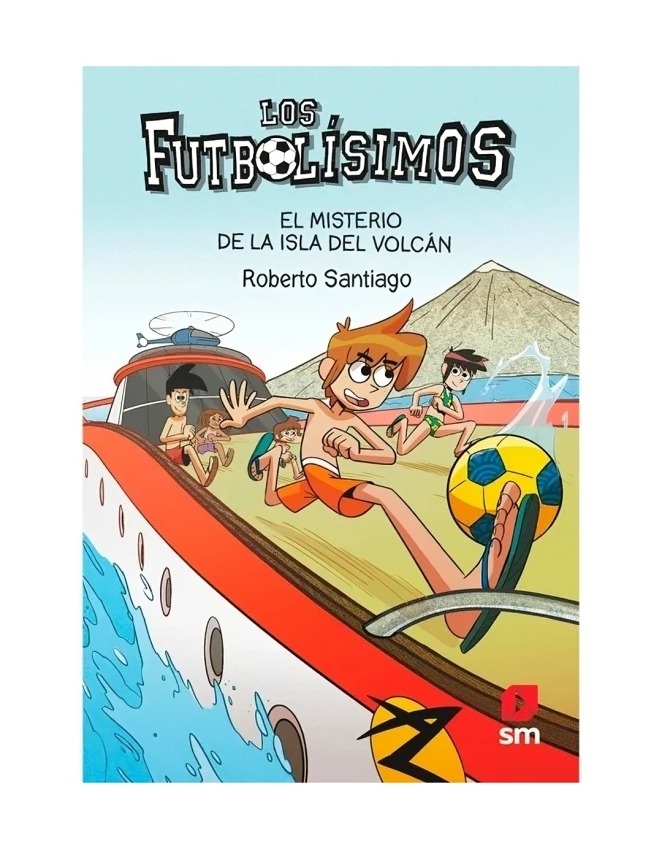 LIBRO LOS FUTBOLISIMOS 18 EL MISTERIO DE LA ISLA DEL VOLCAN - ROBERTO SANTIAGO - 1