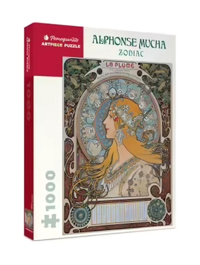 ROMPECABEZA TOP10BOOKS PUZZLE ALPHONSE MUCHA ZODIAC 1000 PIEZAS - 1