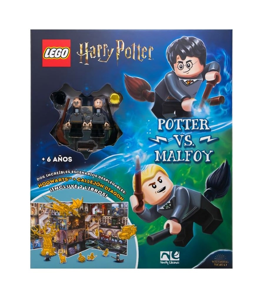 LIBRO LEGO LANDSCAPE HARRY POTTER: POTTER VS. MALFOY - RECLASIFICAR / CATAPULTA - 1