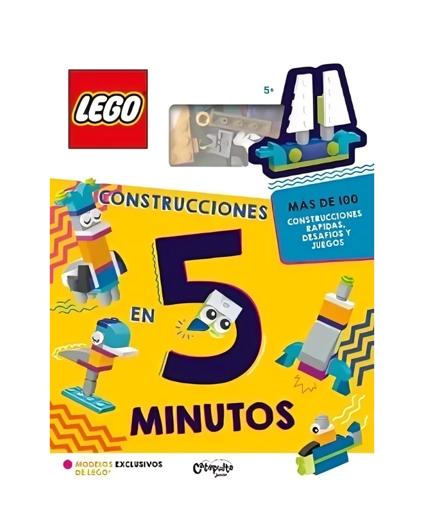 LIBRO LEGO: CONSTRUCCIONES EN 5 MINUTOS - RECLASIFICAR / CATAPULTA JUNIOR - 1