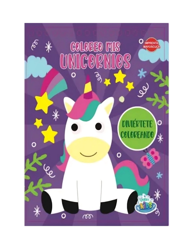 LIBRO DIVIERTETE COLOREANDO- COLOREO UNICORNIOS - VARIOS AUTORES / PLOW - 1