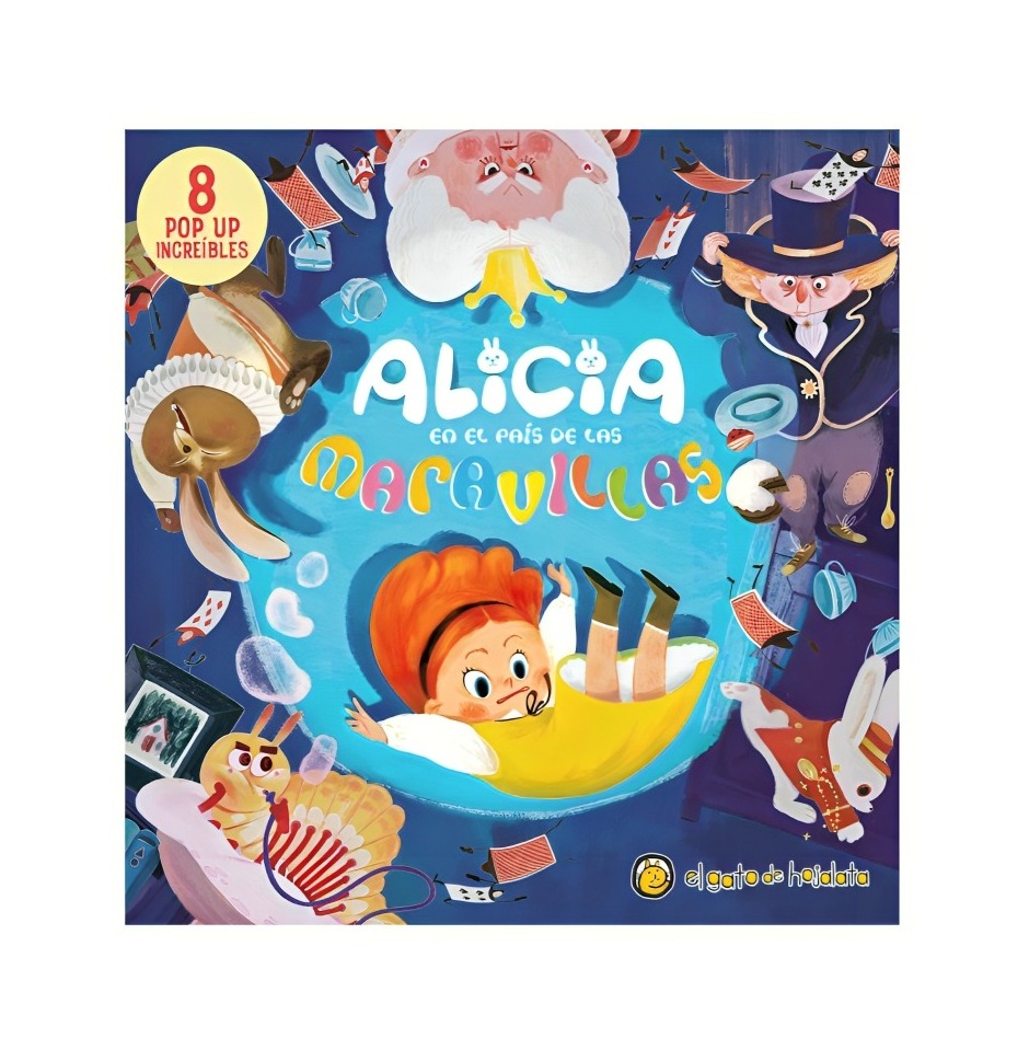 LIBRO ALICIA EN EL PAÍS DE LAS MARAVILLAS - EL GATO DE HOJALATA - 1