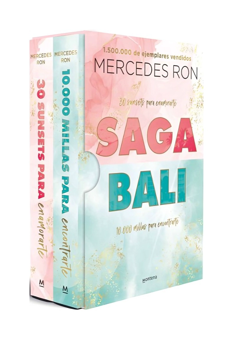 NOVELA JUVENIL ESTUCHE SAGA BALI 30 SUNSETS PARA ENAMORARTE 10.000 MI - M MERCEDES RON - 1