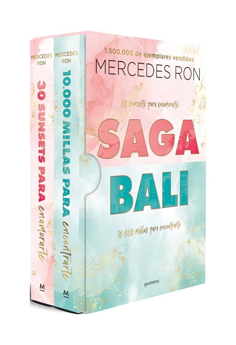 NOVELA JUVENIL ESTUCHE SAGA BALI 30 SUNSETS PARA ENAMORARTE 10.000 MI - M MERCEDES RON - 1