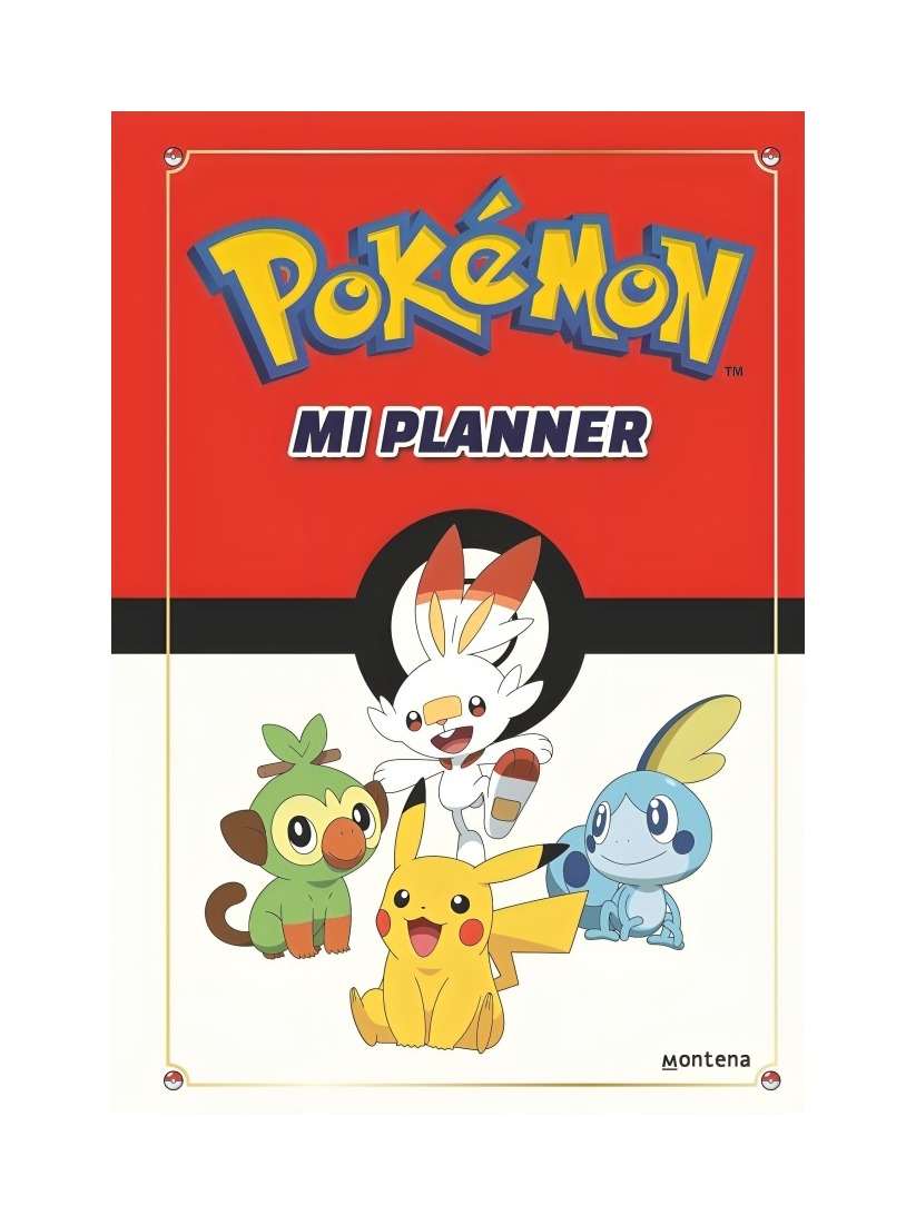 LIBRO PLANNER DE POKE MON - THE POKE MON COMPANY - 1