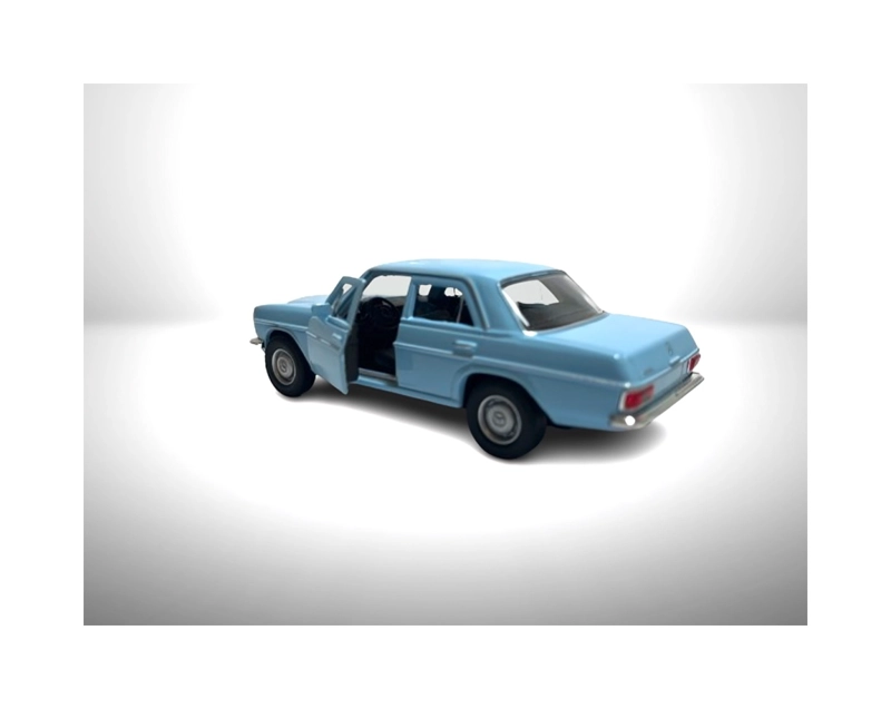 AUTO TOP10BOOKS MERCEDES BENZ 220. MINIATURA WELLY ESCALA 1:34 CELESTE - 4