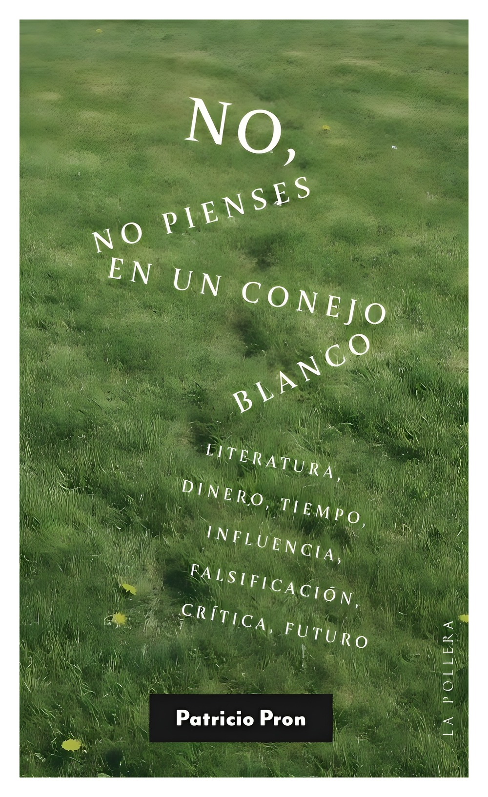 LIBRO NO, NO PIENSES EN UN CONEJO BLANCO / LA POLLERA / PATRICIO PRON - 1